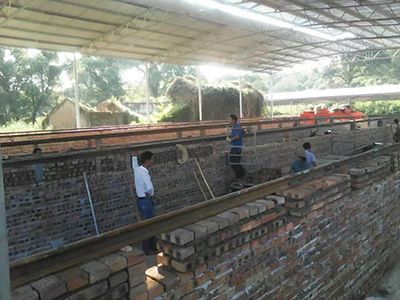 有機肥設(shè)備-槽式翻拋機安裝現(xiàn)場