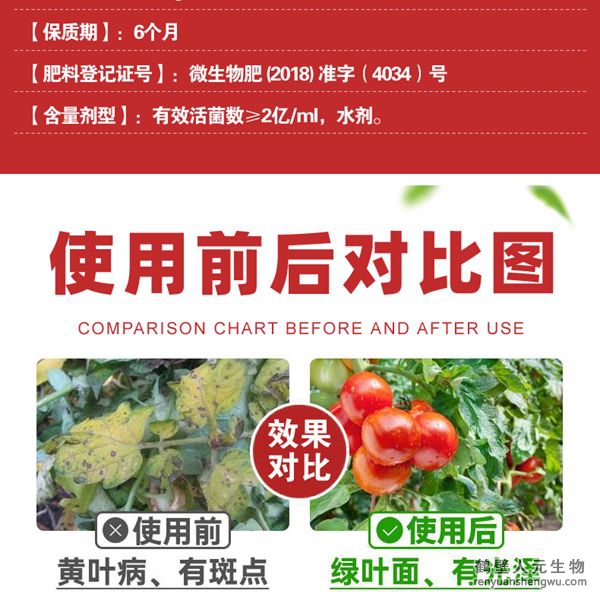 多氨豆粕菌肥系列西紅柿專(zhuān)用肥使用效果圖1